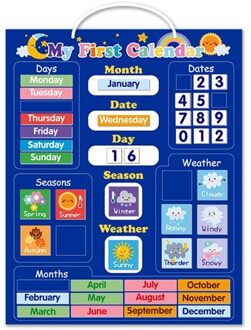Weer Kalender Magnetische Board Ontwikkeling Leren Verlichting Kinderen Speelgoed type C