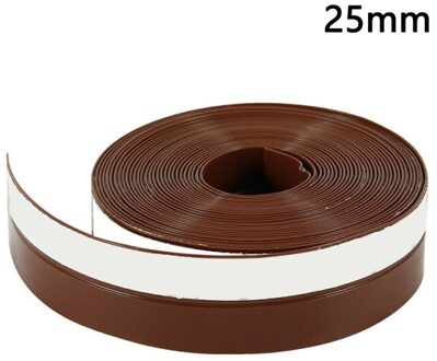 Weer Seal Strip Lijm Stofdicht Geluiddichte Isolatie Tape Meubels bruin 25mm