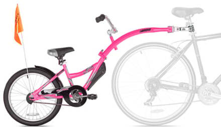 WeeRide Aanhangfiets Co-pilot 36459 20 Inch Junior Roze