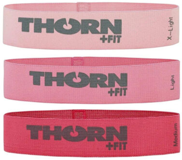 Weerstandsband (set van 3) Roze - One size