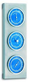 Weerstation buiten RVS blauw 3in1