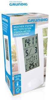 Weerstation - Weergave Tijd, Datum en Temperatuur - met Wekker en Timer - Wit