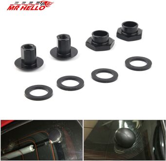 Wees Auto Achterruit Glas Strut Kit Accessoires Voor Honda Civic 92-95 Eg Achter Glas Strut Hardware Kit B-zwart