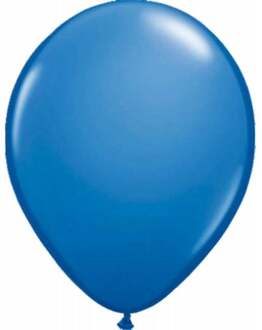 Wefiesta ballonnen 30 cm latex donkerblauw 10 stuks