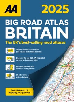 Wegenatlas Big Road Atlas Britain 2025 - A3 | Ringband | AA Publishing