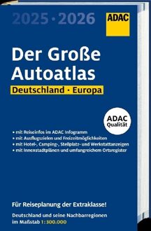 Wegenatlas Der Große Autoatlas 2025/2026 | ADAC