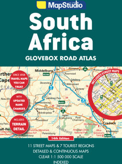 Wegenatlas Glovebox South Africa - Zuid-Afrika | A5-Formaat | Ringband | MapStudio