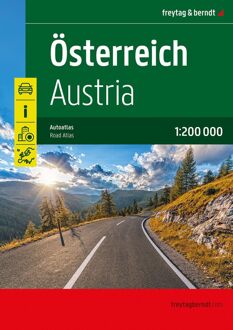 Wegenatlas Oostenrijk - Österreich, Straßen-Atlas 1:200.000 | Freytag & Berndt