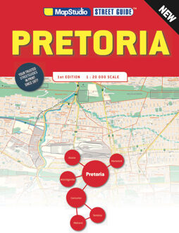 Wegenatlas Pretoria street guide | MapStudio