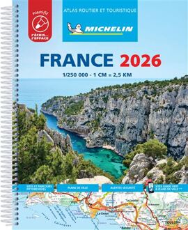 Wegenatlas Routier et Touristique France - Frankrijk | A4-Formaat | Ringband | 2026 | Michelin