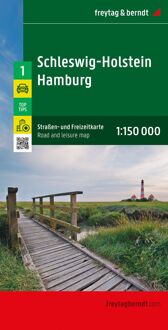Wegenkaart - landkaart 01 Schleswig-Holstein - Hamburg | Freytag & Berndt
