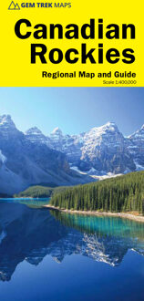 Wegenkaart - landkaart 02 Canadian Rockies Banff & Jasper | Gem Trek Maps