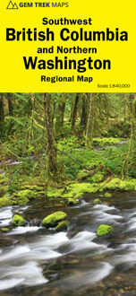 Wegenkaart - landkaart 04 Southwest British Columbia & Northern Washington | Gem Trek Maps