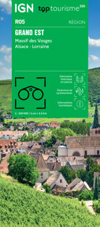 Wegenkaart - landkaart 05 TOP 250 Grand Est - Massif des Vosges - Alsace - Lorraine | IGN - Institut Géographique National