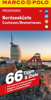 Wegenkaart - landkaart 06 Marco Polo Freizeitkarte Nordseeküste, Cuxhaven, Bremerhaven | MairDumont