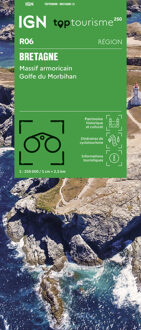 Wegenkaart - landkaart 06 TOP 250 Bretagne | IGN - Institut Géographique National