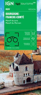 Wegenkaart - landkaart 09 TOP 250 Bourgogne - Franche-Comté | IGN - Institut Géographique National