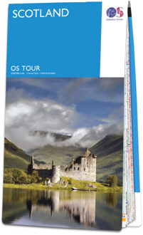 Wegenkaart - landkaart 12 Tour Map Scotland | Ordnance Survey