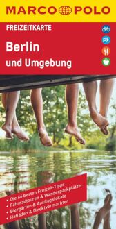 Wegenkaart - landkaart 15 Marco Polo Freizeitkarte Berlin und umgebung | MairDumont