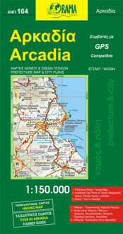 Wegenkaart - landkaart 164 Arcadia | Orama