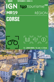 Wegenkaart - landkaart 19 Corsica mini region | IGN - Institut Géographique National