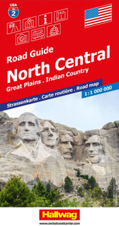 Wegenkaart - landkaart 2 North Central USA | Hallwag