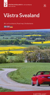Wegenkaart - landkaart 2 Turistkarta Västra Svealand Bil - Zweden Zuidwest | Norstedts