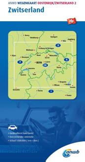 Wegenkaart - landkaart 2 Zwitserland | ANWB Media