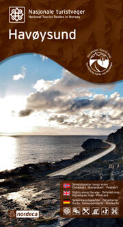 Wegenkaart - landkaart 20017 Nasjonale Turistveger Havøysund | Nordeca