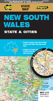 Wegenkaart - landkaart 219 New South Wales State & Cities | UBD Gregory's