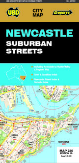 Wegenkaart - landkaart 280 Newcastle Suburban Streets | UBD Gregory's