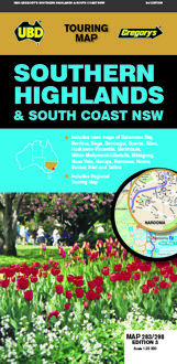 Wegenkaart - landkaart 283/298 Southern Highlands & South Coast NSW | UBD Gregory's