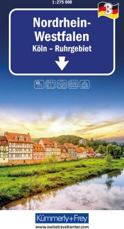 Wegenkaart - landkaart 3 Nordrhein-Westfalen / Keulen-Ruhrgebiet | Kümmerly & Frey