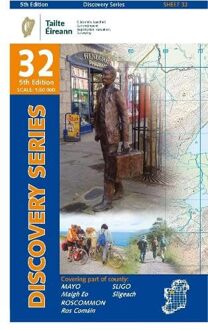 Wegenkaart - landkaart 32 Discovery Mayo / Roscommon / Sligo | Ordnance Survey Ireland