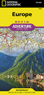 Wegenkaart - landkaart 3328 Adventure Map Europa | National Geographic