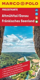 Wegenkaart - landkaart 36 Marco Polo Freizeitkarte Donau - Altmühltal - Fränkisches Seenland | MairDumont