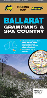 Wegenkaart - landkaart 382 Ballarat Grampians & Spa Country | UBD Gregory's