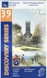 Wegenkaart - landkaart 39 Discovery Galway / Mayo / Roscommon | Ordnance Survey Ireland