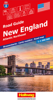 Wegenkaart - landkaart 4 New England & Atlantic Noordoost USA | Hallwag