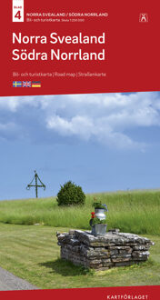 Wegenkaart - landkaart 4 Turistkarta Norra Svealand-Södra Norrland - Zweden Midden | Norstedts