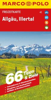 Wegenkaart - landkaart 42 Marco Polo Freizeitkarte Allgäu, Illertal | MairDumont
