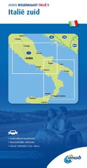 Wegenkaart - landkaart 5 Italië zuid | ANWB Media