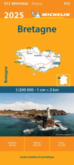 Wegenkaart - landkaart 512 Bretagne 2025 | Michelin