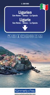 Wegenkaart - landkaart 6 Ligurië | Kümmerly & Frey