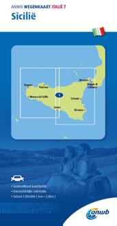 Wegenkaart - landkaart 7 Sicilië | ANWB Media