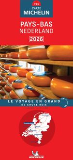Wegenkaart - landkaart 715 Nederland 2026 | Michelin