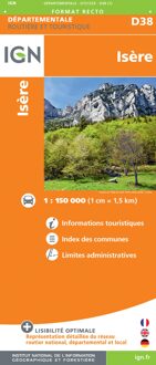 Wegenkaart - landkaart 721329 Isère | IGN - Institut Géographique National