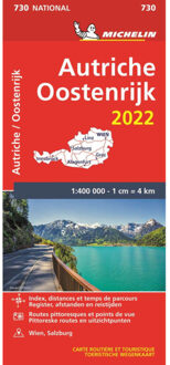 Wegenkaart - landkaart 730 Oostenrijk 2022 | Michelin