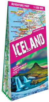Wegenkaart - landkaart Adventure map Iceland - IJsland | TerraQuest