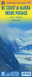 Wegenkaart - landkaart Alaska's Inside Passage | ITMB